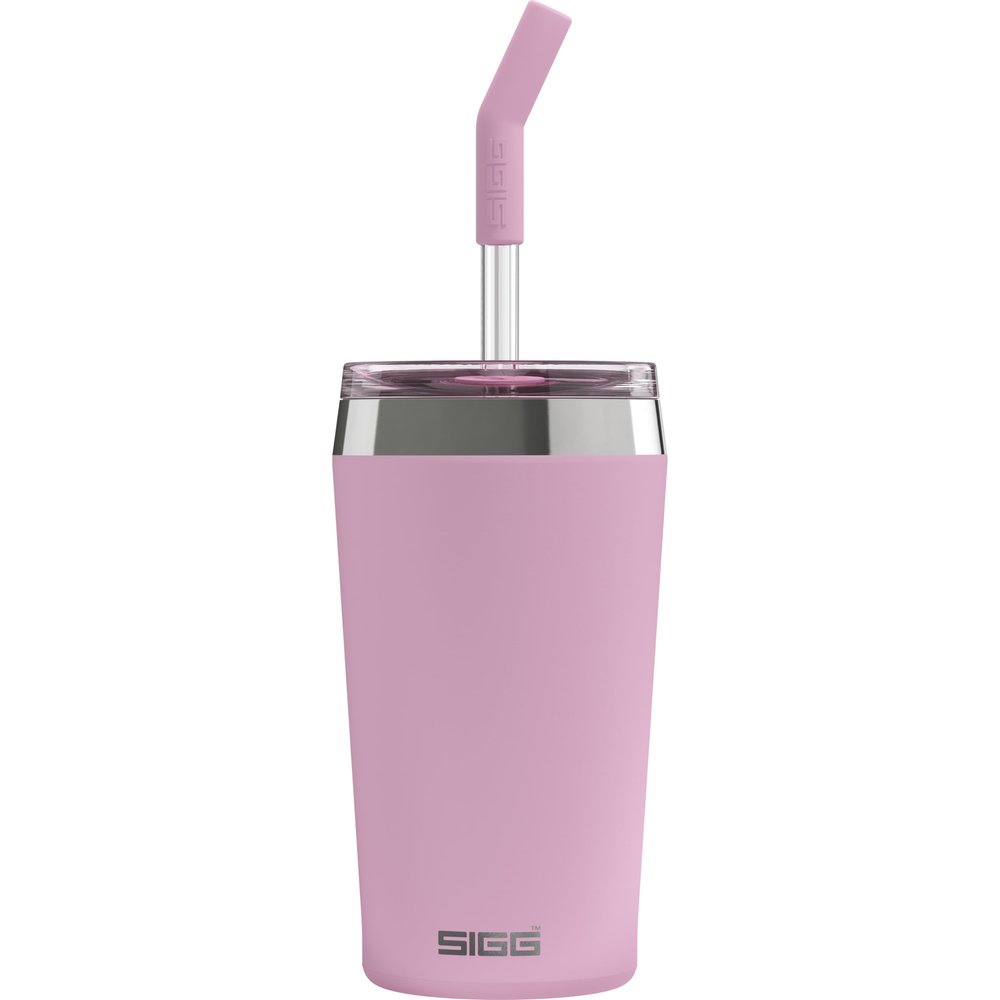 SIGG - Insulated Travel Mug Helia - Stainless Steel Tumbler with Lid, Straw and Cleaning Brush - BPA Free - 15 Oz, 20 Oz