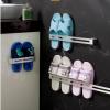 CTVR Wall Mounted Bathroom Slipper Rack, Stainless Steel Towel Racks, Entryway Shoe Storage Holder, Door Shoe Hangers, Store 1-3 Pairs (Size : 41 * 3 * 3.5cm) view 4