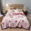 DULASP Blanket Quilt Thicken Winter Flannel Bed Coral Fleece Sheet Cover Blanket Sofa Blanket Single Blanket Bed Use view 2