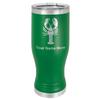 LaserGram 14oz Vacuum Insulated Pilsner Mug, Lobster, Personalized Engraving Included (Green) view 1