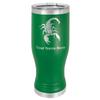 LaserGram 14oz Vacuum Insulated Pilsner Mug, Scorpion, Personalized Engraving Included (Green) view 1