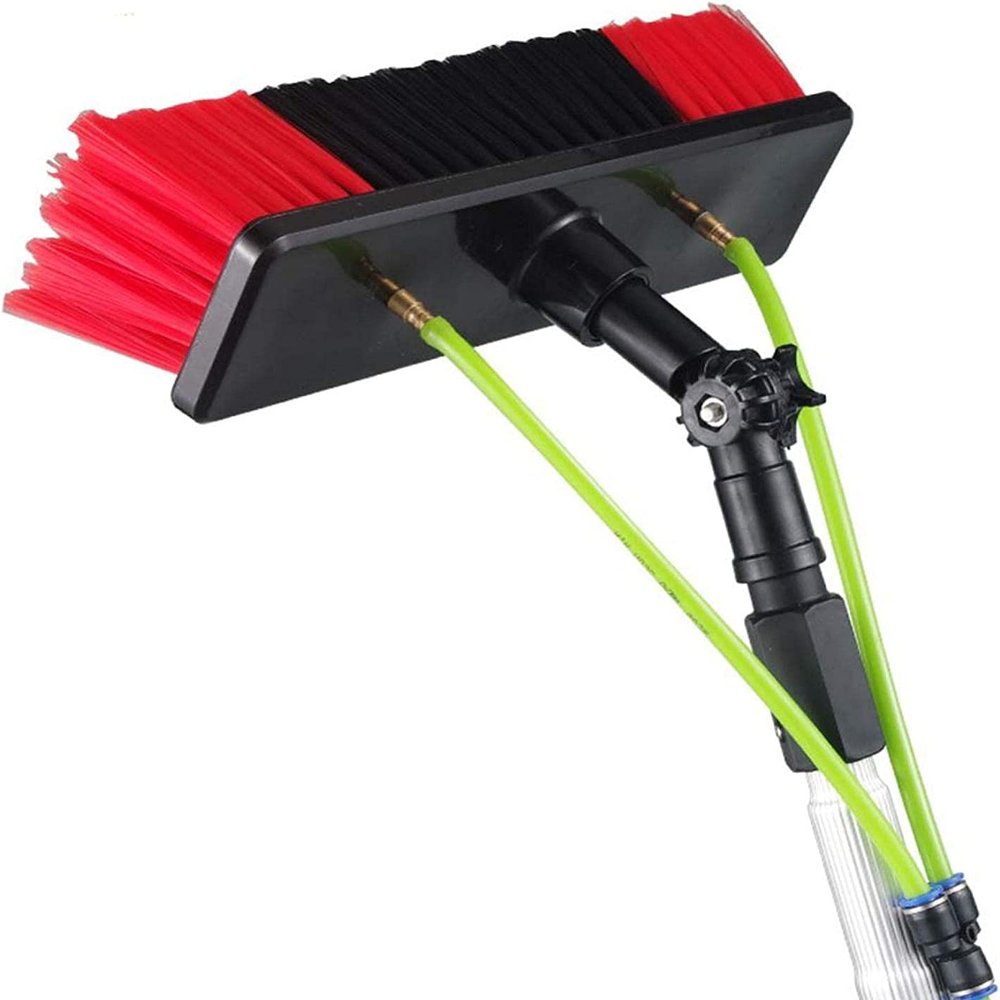 Water Fed Pole Kit,Water Fed Brush Window Cleaning Brush, Window Cleaning Pole, Window Cleaner Kit, Water/Hose Fed Pole, Cleaning Photovoltaic And Solar Panels (Size : 35FT/10.8M)