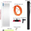 Water Fed Pole Kit,Water Fed Brush Window Cleaning Brush, Window Cleaning Pole, Window Cleaner Kit, Water/Hose Fed Pole, Cleaning Photovoltaic And Solar Panels (Size : 35FT/10.8M) view 2