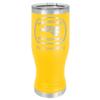 LaserGram 14oz Vacuum Insulated Pilsner Mug, Hecho en Michoacan, Personalized Engraving Included (Yellow) view 1
