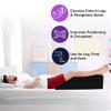 Leg Elevation Pillow - Foam Bolster Leg Pillow - Knee, Hip, and Back Support - Promotes Healthy Blood Circulation and Body Positioning - 20 x 24 x 8 view 2