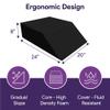Leg Elevation Pillow - Foam Bolster Leg Pillow - Knee, Hip, and Back Support - Promotes Healthy Blood Circulation and Body Positioning - 20 x 24 x 8 view 3