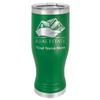 LaserGram 14oz Vacuum Insulated Pilsner Mug, Real Estate, Personalized Engraving Included (Green) view 1