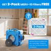 CADPXS Shield-550 Air Scrubber 550 CFM with 3-Stage Filtration view 2