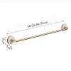 CTVR Hanging Shoe Rack, Multifunctional Slipper Stand, Shoes Holder Storage Organizer, Door Shoe Hangers, Towel Rack, Space Aluminium (Size : 64 * 6 * 5cm) view 2
