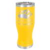 LaserGram 14oz Vacuum Insulated Pilsner Mug, Real Estate, Personalized Engraving Included (Yellow) view 1