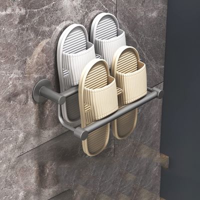 CTVR Hanging Slipper Stand, Shoe Rack, Bathroom Towel Holder Storage Organizer, Pot Cover Rack, Multifunctional Door Shoe Hangers, Double Layer (Size : 30 * 6 * 13cm)