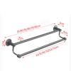 CTVR Hanging Slipper Stand, Shoe Rack, Bathroom Towel Holder Storage Organizer, Pot Cover Rack, Multifunctional Door Shoe Hangers, Double Layer (Size : 30 * 6 * 13cm) view 2