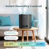 BREEZOME 6L Humidifiers for Bedroom Large Room & Essential Oil Diffuser, Ultrasonic Top Fill Cool Mist Humidifiers for Baby, Plants, Nursery Last up to 60 Hours, Smart Humidistat Control, Quiet, Black view 3