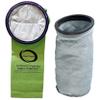 6 QT Round Bag + Filter Kit For Proteam BackPack Vacuums. 10 [100431] Bags + 1 [100564] Cloth Filter. Compatible with Super QuarterVac HEPA QuarterVac TailVac ProVac QuietPro BP GoCartVac AviationVac view 1