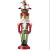 20" Resin Nutcracker with Gifts & Rocking Horse view 1