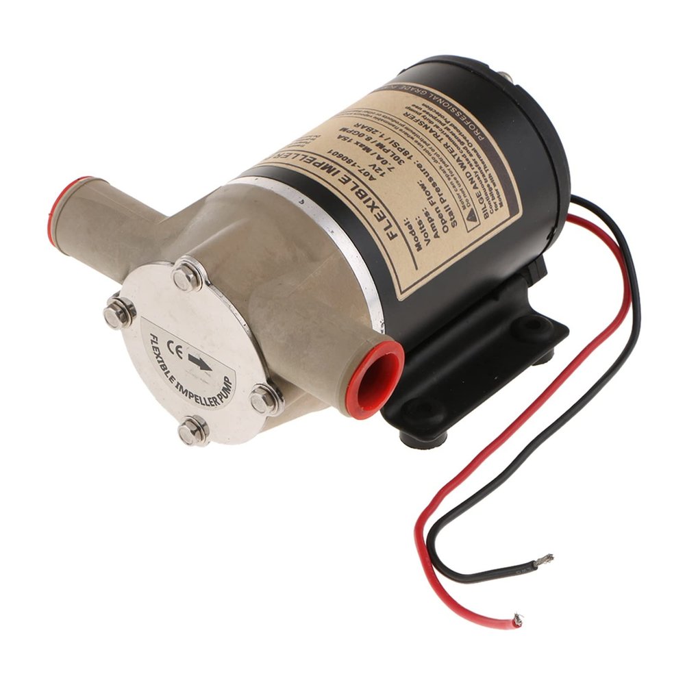 wrtgerht Mini Power Small Pump 12V 8GPM 30LPM Self Priming Centrifugal Impeller Bilge Pump