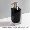 EKAYG Soap Dispensers Square Classical Soap & Lotion Pump Dispenser for Kitchen/Bathroom/Laundry Room Refillable Shampoo Hand Soap view 2