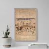 100% Smooth Cotton Paper - Ferdowsi - The Funeral of Isfandiyar Folio from a Shahnama Book of Kings (1330) - Painting Photo Poster Print Art Gift Abu'l Qasim Firdausi - Size: 24 x 16 Inches view 4