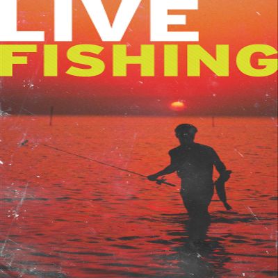 100% Smooth Cotton Paper - Fishing Motivational Poster 05"Live Fishing Photo Print Art Motivation Quote Gift Sailing Boating - Size: 24 x 16 Inches