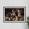 100% Smooth Cotton Paper - Edward Curtis - Three Navajo Men Proceeding as War Gods (1904) - Vintage Photograph, Photo, Poster, Print, Art Gift - Native American Indian - Size: 24 x 16 Inches view 4