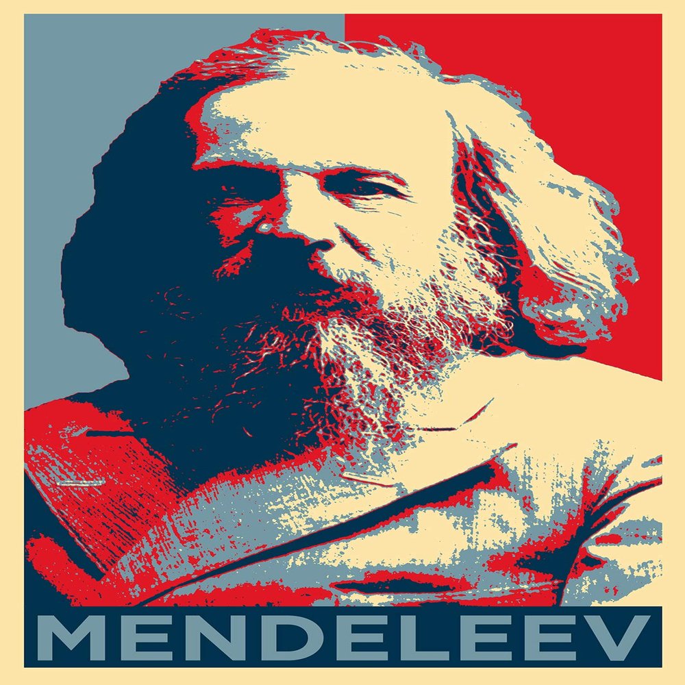 100% Smooth Cotton Paper - Dmitri Mendeleev Art Print 'Hope' - Photo Poster Gift - Size: 24 x 16 Inches