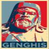 100% Smooth Cotton Paper - Genghis Khan Art Print 'Hope' - Photo Poster Gift - Size: 24 x 16 Inches view 1