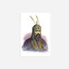 100% Smooth Cotton Paper - Clara Nargeot-Thenon - Genghis Khan (19th Century) Photo Poster Painting Art Print - Size: 24 x 16 Inches view 2
