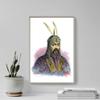 100% Smooth Cotton Paper - Clara Nargeot-Thenon - Genghis Khan (19th Century) Photo Poster Painting Art Print - Size: 24 x 16 Inches view 4