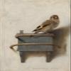 100% Smooth Cotton Paper - Carel Fabritius - The Goldfinch (1654) - Painting Photo Poster Print Art Gift - Size: 24 x 16 Inches view 1