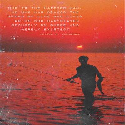 100% Smooth Cotton Paper - Fishing Motivational Poster 01"Who is Happier? Photo Print Art Motivation Quote Gift Sailing Boating - Size: 24 x 16 Inches