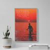 100% Smooth Cotton Paper - Fishing Motivational Poster 01"Who is Happier? Photo Print Art Motivation Quote Gift Sailing Boating - Size: 24 x 16 Inches view 4