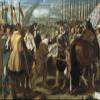 100% Smooth Cotton Paper - Diego Velazquez - The Surrender of Breda or Las Lanzas (1635) Photo Poster Painting Art Print - Size: 24 x 16 Inches view 1