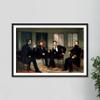 100% Smooth Cotton Paper - George Peter Alexander Healy - The Peacemakers (1868) Photo Poster Painting Art Print - Size: 24 x 16 Inches view 4