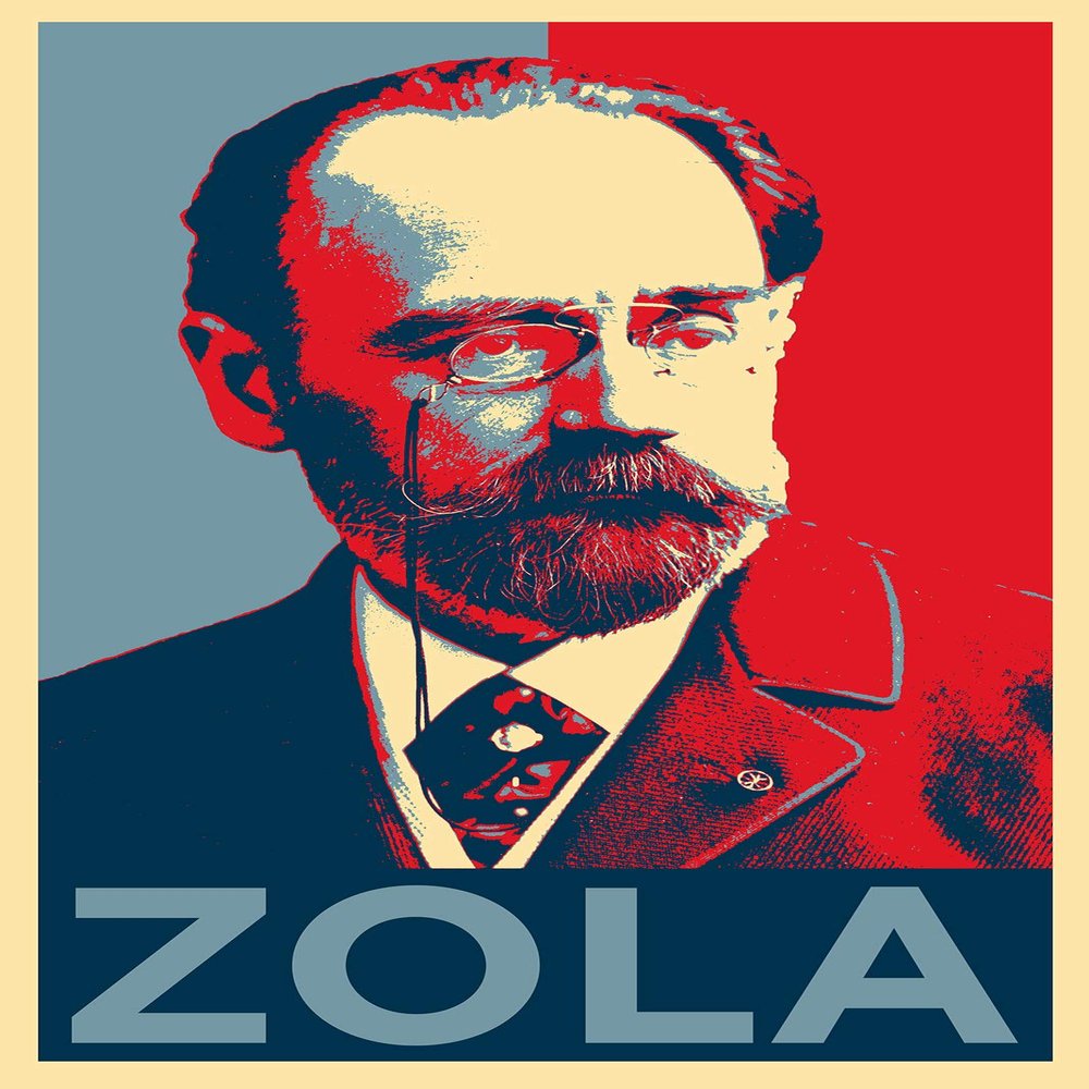 100% Smooth Cotton Paper - Emile Zola Art Print 'Hope' - Photo Poster Gift - Charles Antoine Naturalism Germinal Nana - Size: 24 x 16 Inches