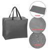 ProPik Holiday Ornaments Accessories Storage Bag Tear-proof Polyester Material 15 X 9.8 X 18.1 With Handles And Full Length Zipper (Gray) view 2