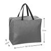 ProPik Holiday Ornaments Accessories Storage Bag Tear-proof Polyester Material 15 X 9.8 X 18.1 With Handles And Full Length Zipper (Gray) view 4