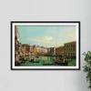 100% Smooth Cotton Paper - Canaletto Giovanni Antonio Canal - The Grand Canal, Venice/The Rialto Bridge (1730) Photo Poster Painting Art Print - Size: 24 x 16 Inches view 4