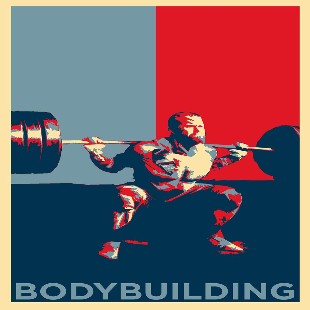 100% Smooth Cotton Paper - Bodybuilding Art Print 'Hope' - Photo Poster Gift - Weight Lifting Exercise Working Out Muscles Motivation - Size: 24 x 16 Inches