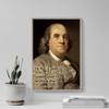100% Smooth Cotton Paper - Benjamin Franklin Motivational Poster 2"He That is Good for Making Excuses. Photo Art Print Motivation Quote - Size: 24 x 16 Inches view 4