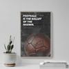 100% Smooth Cotton Paper - Football Motivational Poster 07"Football is The Ballet of The Masses. Photo Print Art Motivation Quote Soccer - Size: 24 x 16 Inches view 4