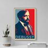 100% Smooth Cotton Paper - Claude Debussy Art Print 'Hope' - Photo Poster Gift - Size: 24 x 16 Inches view 4