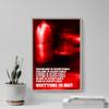 100% Smooth Cotton Paper - Boxing Motivational Poster 08"Crawling is Acceptable. Quitting is not. Photo Print Art Motivation Quote Gift - Size: 24 x 16 Inches view 4