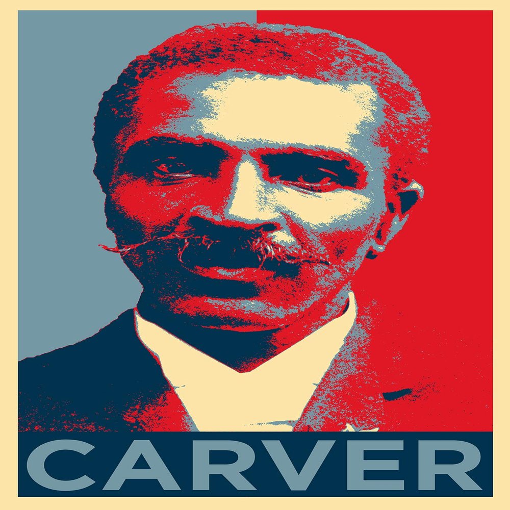 100% Smooth Cotton Paper - George Washington Carver Art Print 'Hope' - Photo Poster Gift - Size: 24 x 16 Inches