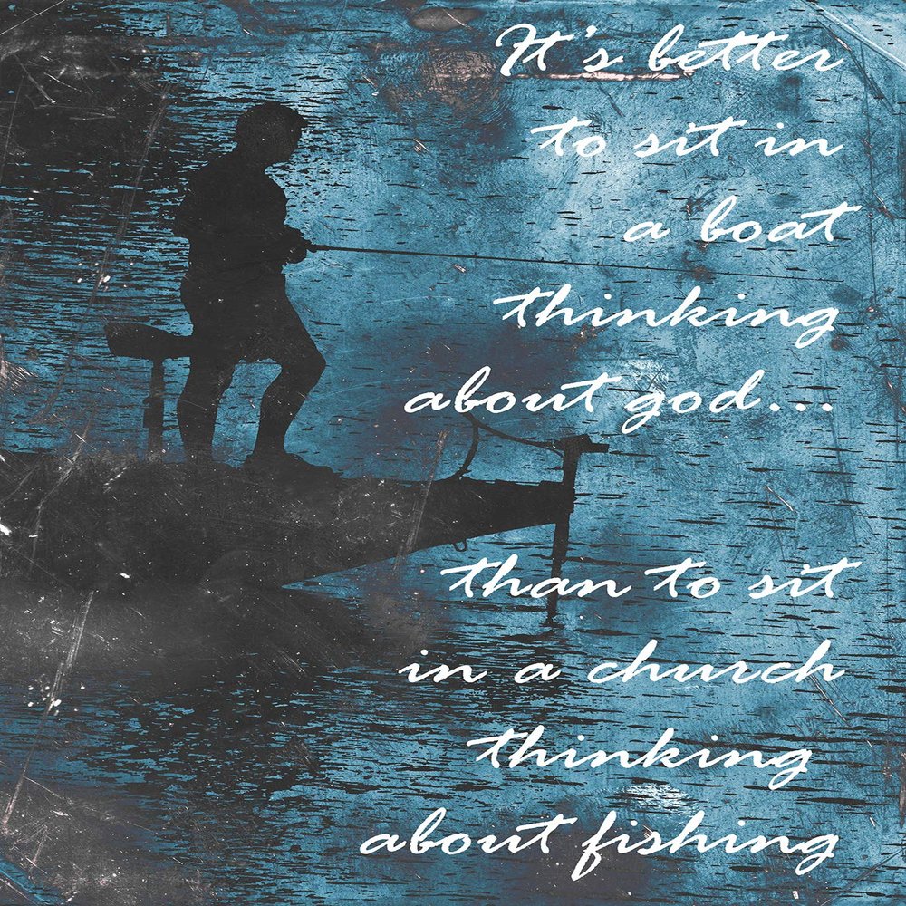 100% Smooth Cotton Paper - Fishing Motivational Poster 08 Blue DUST It's Better to sit in a Boat. 2 Photo Print Art Motivation Quote Gift Sailing - Size: 24 x 16 Inches