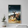 100% Smooth Cotton Paper - Francisco Goya - Witches Sabbath (1798) - Painting Photo Poster Print Art Gift Home Wall Decor - Fairytale Drawing - Size: 24 x 16 Inches view 4