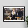 100% Smooth Cotton Paper - Edouard Manet - A Bar at The Folies Bergere (1882) Photo Poster Painting Art Print - Size: 24 x 16 Inches view 4