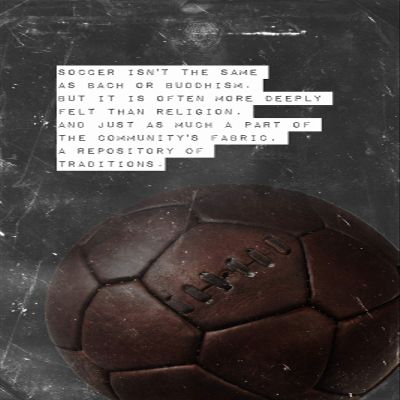100% Smooth Cotton Paper - Football Motivational Poster 09"Soccer Isn't The Same as bach. Photo Print Art Motivation Quote Learn Soccer - Size: 24 x 16 Inches