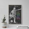 100% Smooth Cotton Paper - Football/Soccer Motivational Poster 04"If You Want The Best. Photo Art Print Motivation Quote - Size: 24 x 16 Inches view 4