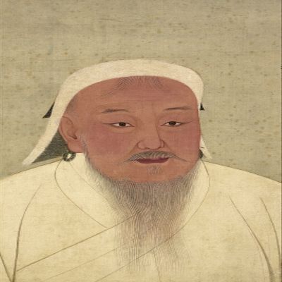 100% Smooth Cotton Paper - Genghis Khan Portrait (14th Century) Photo Poster Painting Art Print - Size: 24 x 16 Inches