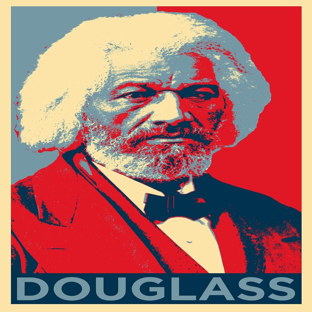 100% Smooth Cotton Paper - Frederick Douglass Art Print 'Hope' - Photo Poster Gift - Civil Rights Abolitionism - Size: 24 x 16 Inches